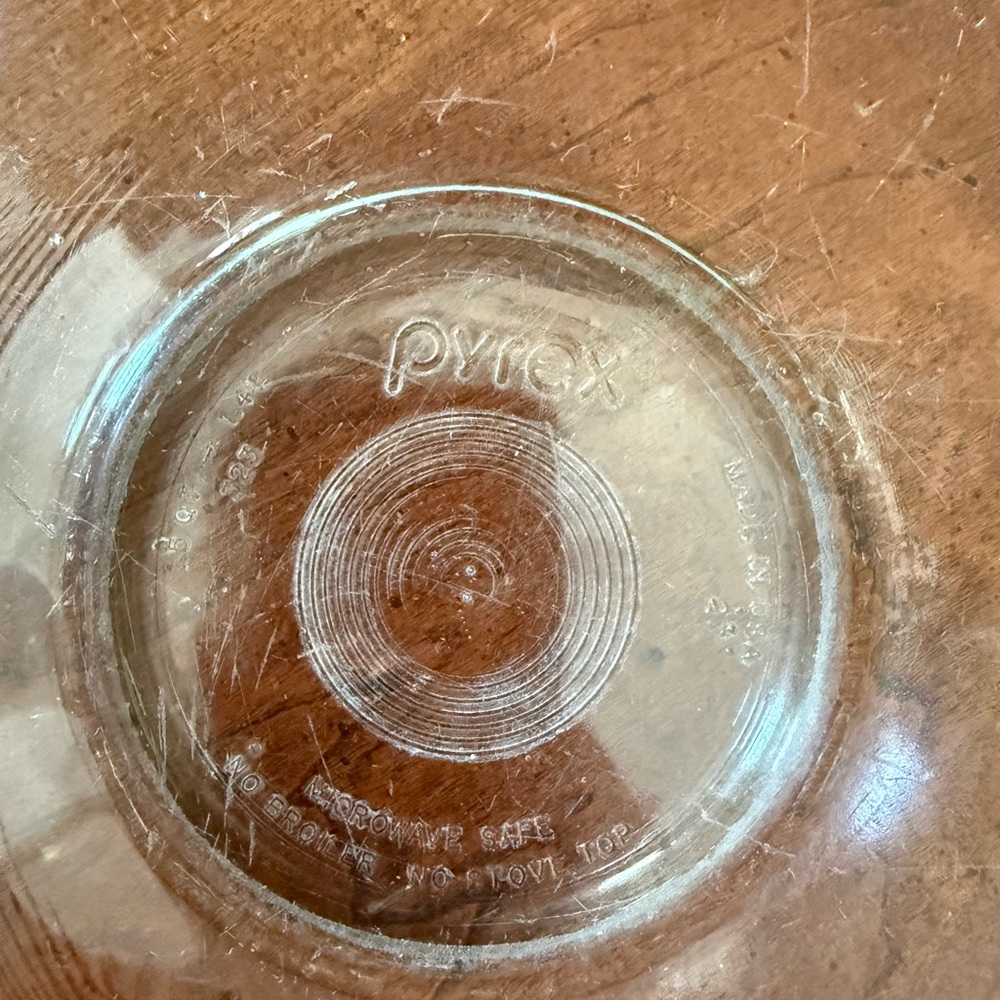 Pyrex Clear Glass Nesting Bowls Mixing Bowl Set of 3 - #325, #323, and #322 - Picture 11 of 13